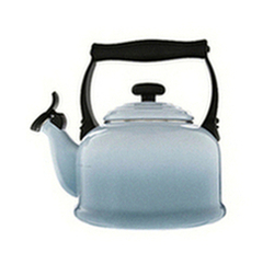 Le Creuset Traditional Stovetop Whistling Kettle Coastal Blue